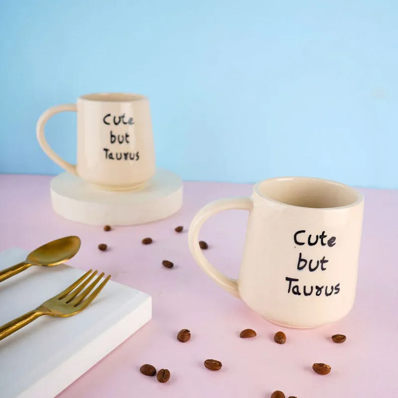 Cute But Taurus Coffee Mug (250 mL) media 3