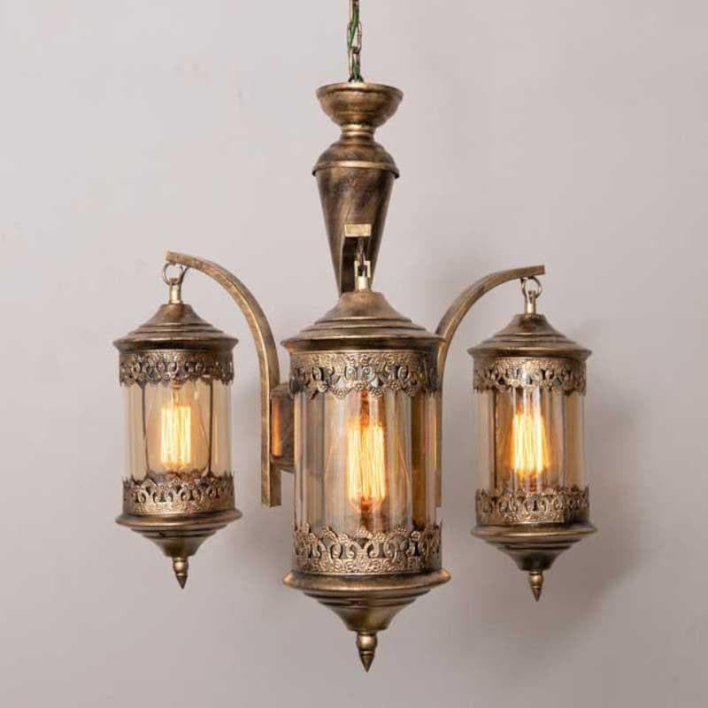 Ornate Farola Chandelier - Three Lights media 3