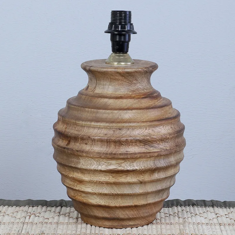 Lumikko Palmer Mango Wood Table Lamp - Multicolor media 5
