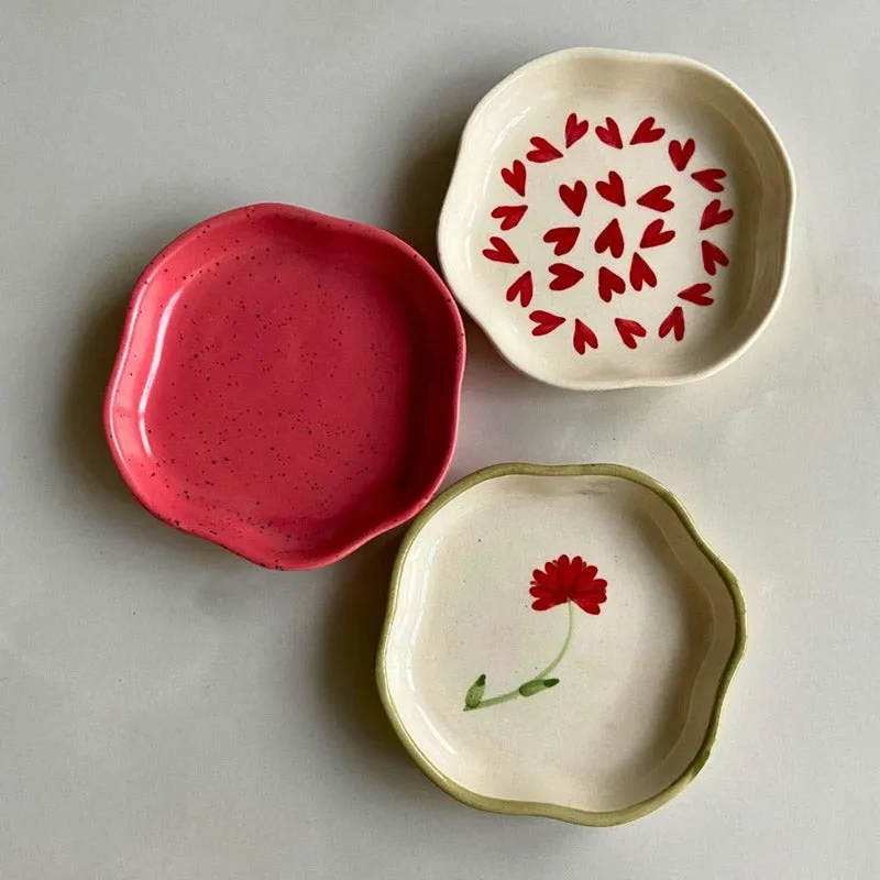 Medney Ceramic Platter - Set of Three media 1