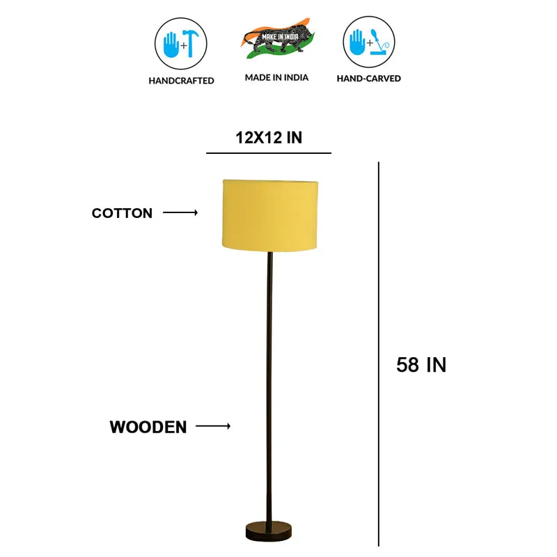 Cotin I Rodin Floor Lamp - Yellow media 6