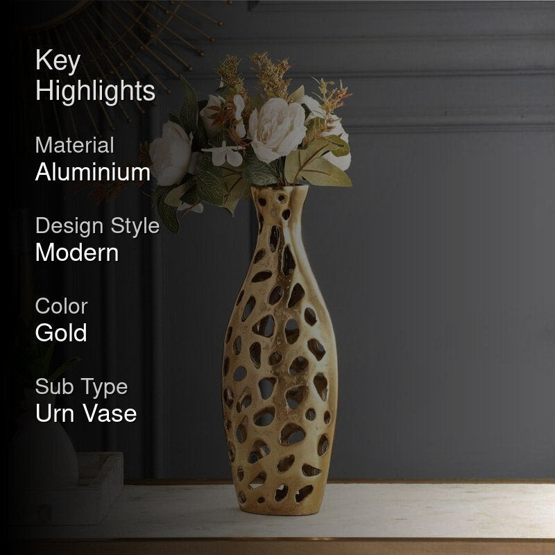 Cleome Charm Vase(Small) - Gold media 2