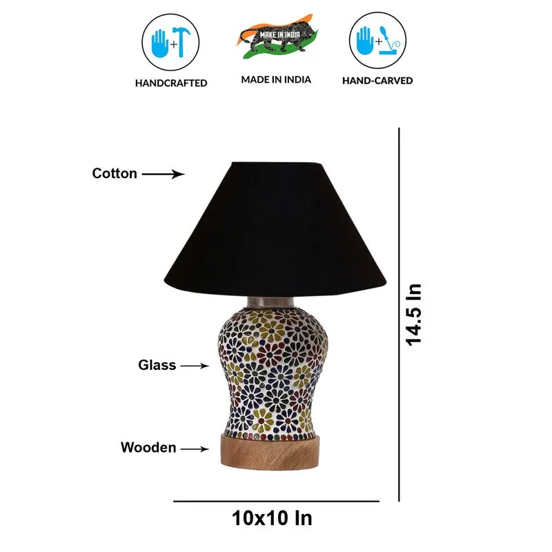 Veloura Wooden Table Lamp - Black media 6