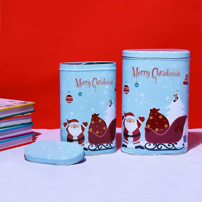 Winter Sleigh Storage Container (500 mL/750 mL) - Set Of Two media 1