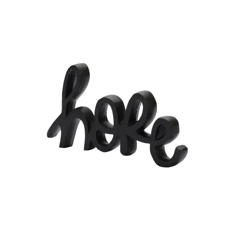 Hope Loop Typography Showpiece - Black media 4