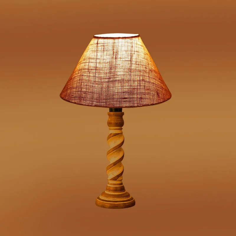 Modera Orlo Wooden Table Lamp - Beige media 7