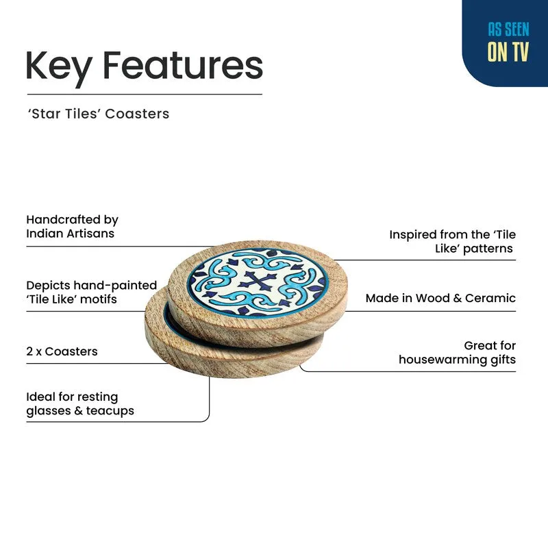 Star Tiles Coaster - Set Of Two media 5