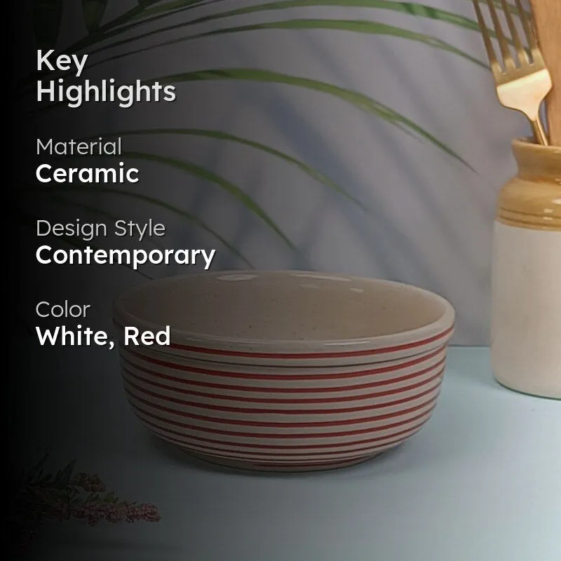 Tiare Serving Bowl (Red) - 550 mL media 2
