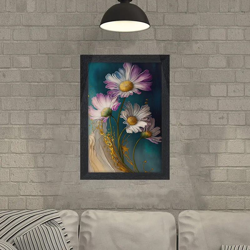 Brushed Buds Wall Painting media 4