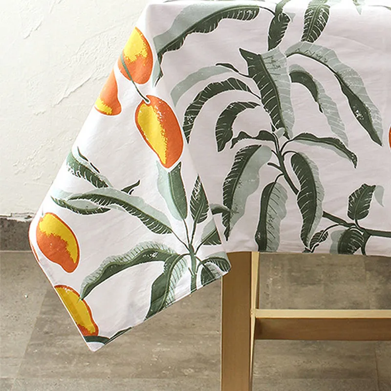 Orchard Cotton Table Cover - Orange media 3