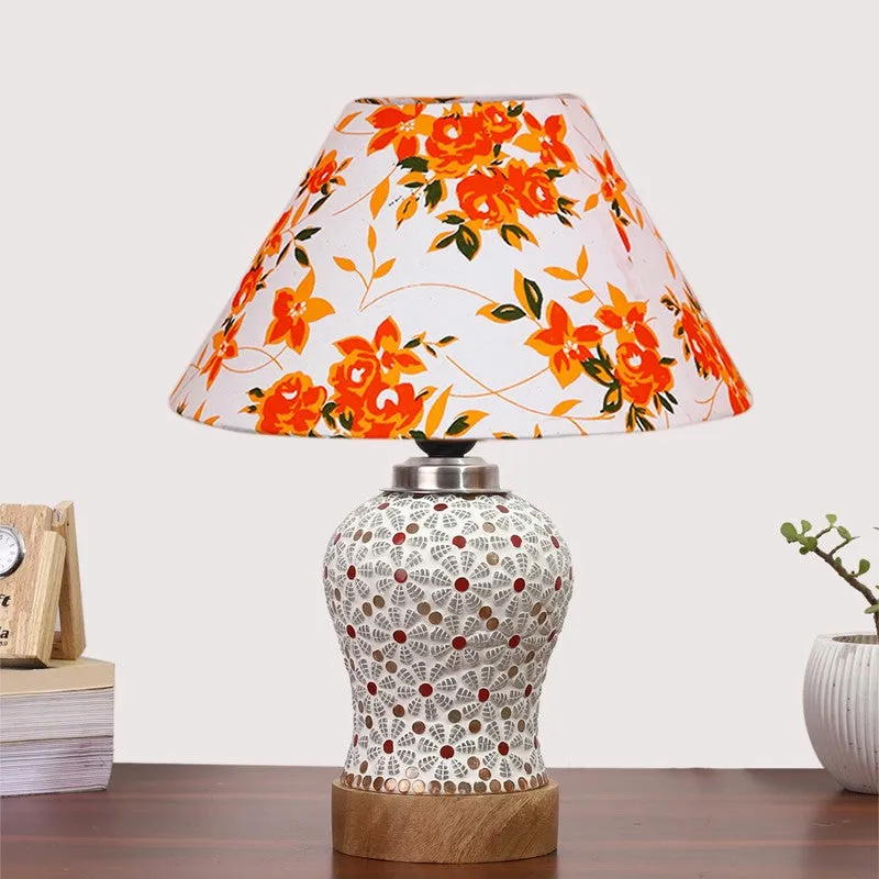 Harmyra Fleur Cone Wooden Table Lamp - Multicolor media 4