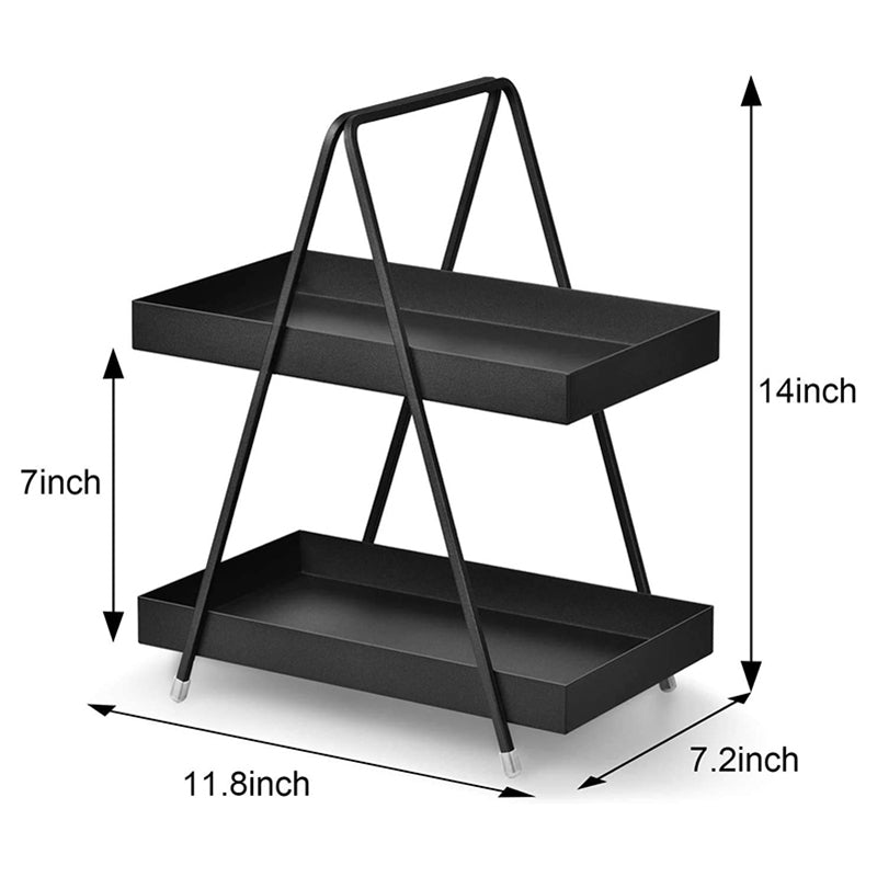 Bay Brace Tiered Metal Rack media 6