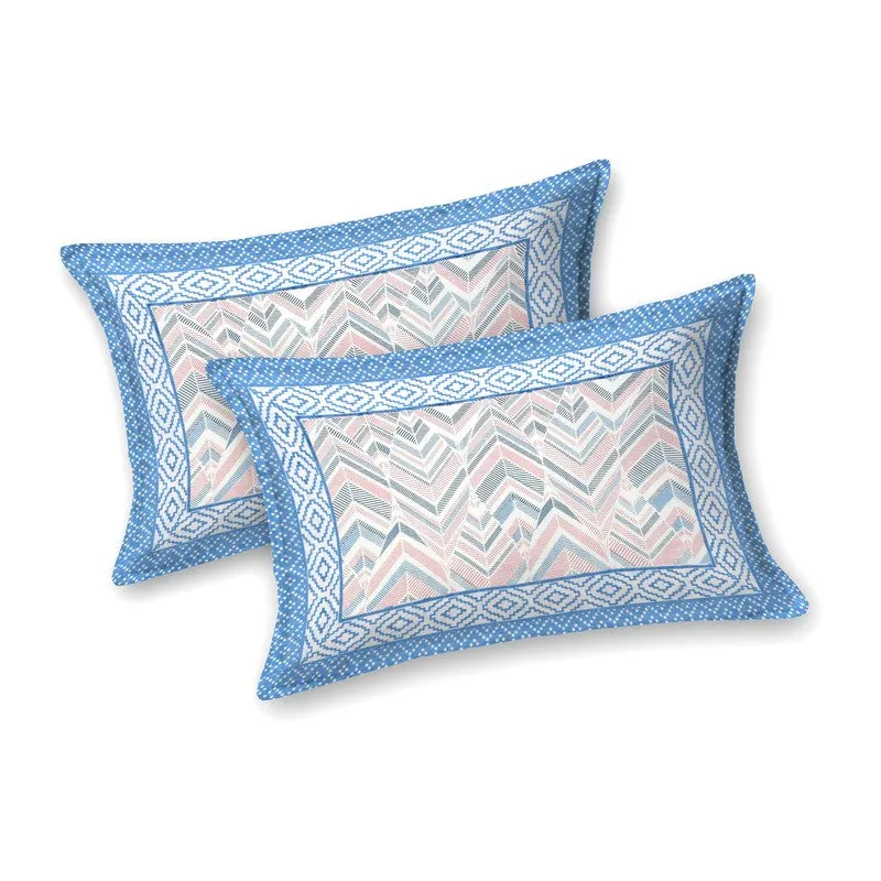 Softum Cotton Bedsheet (Blue) - 240 TC media 5