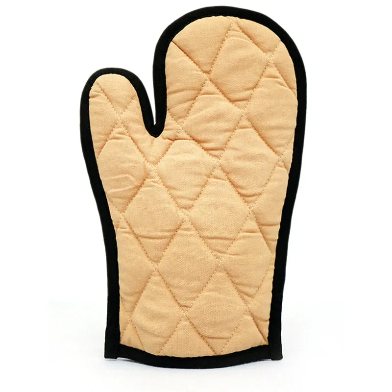 Swayam Teplo Kitchen Gloves (Beige & Black) - Set Of Two media 4