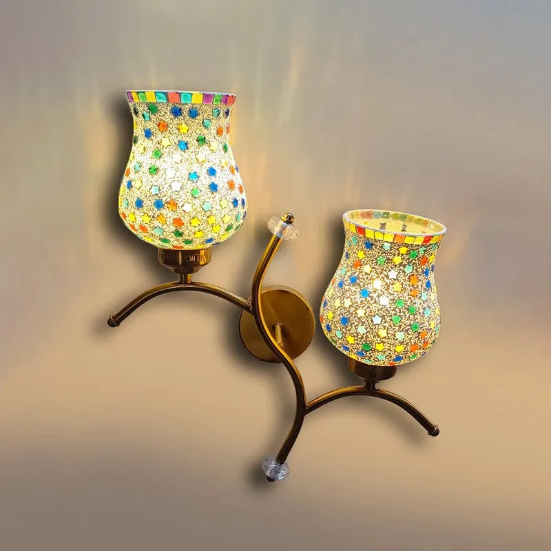 Branlux Twin Glass Wall Lamp - Multicolor media 5