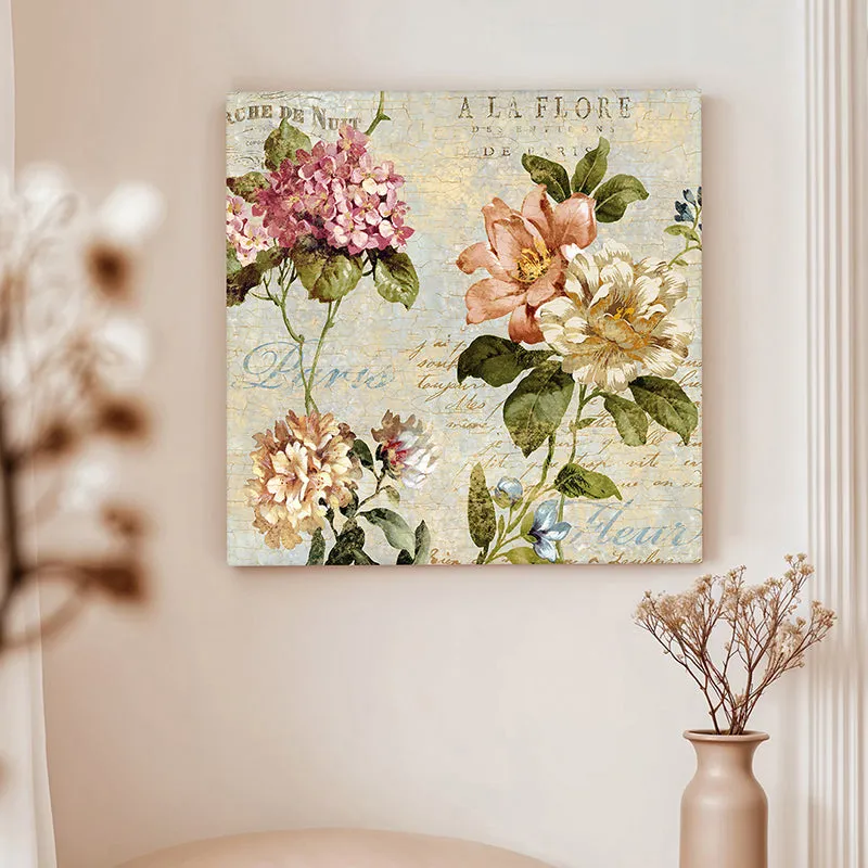 English Blooms Canvas Wall Art media 2