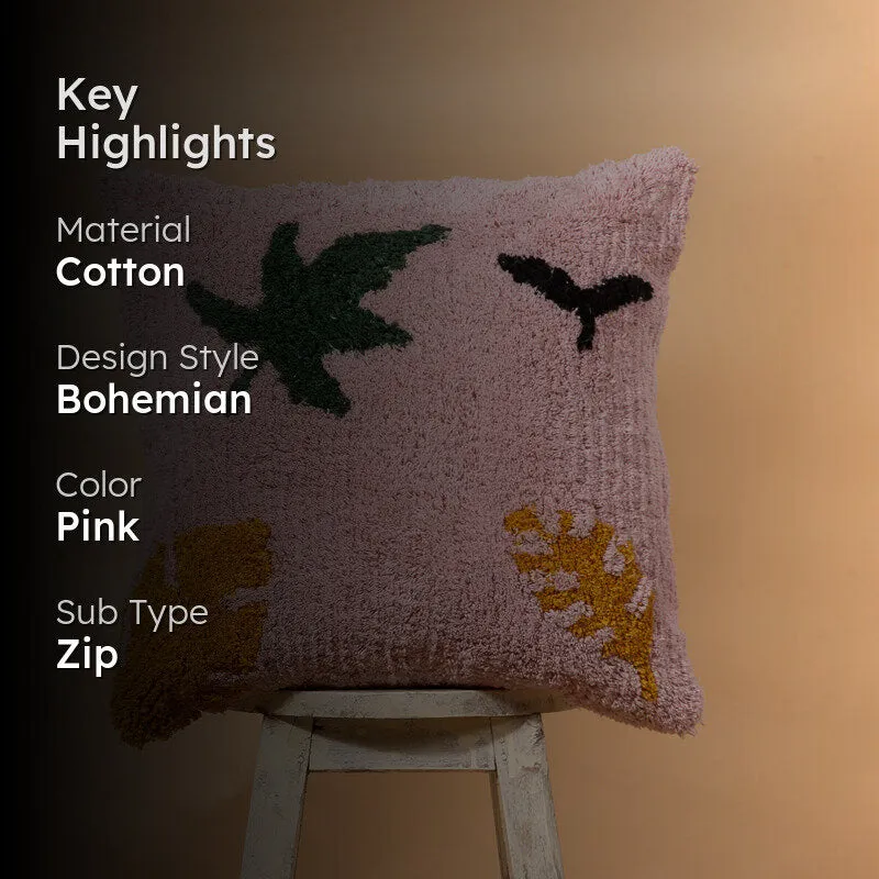 Ferna I Tufted Cushion Cover - Pink media 2