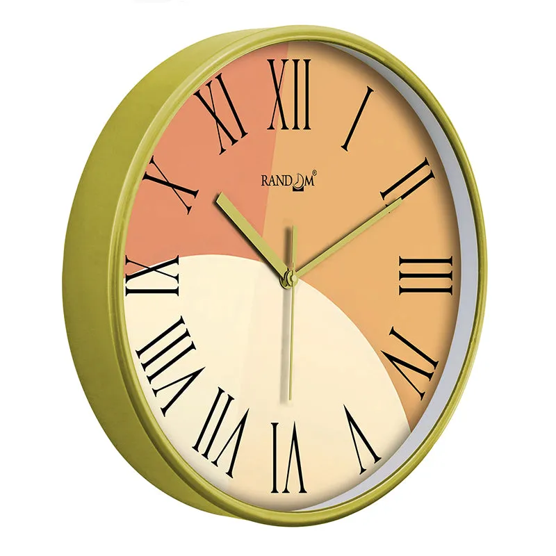 Autumn Dial Plastic Analog Wall Clock media 4