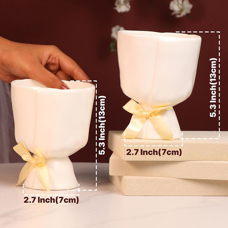 Blossom Bow Vase - Set Of Two media 6