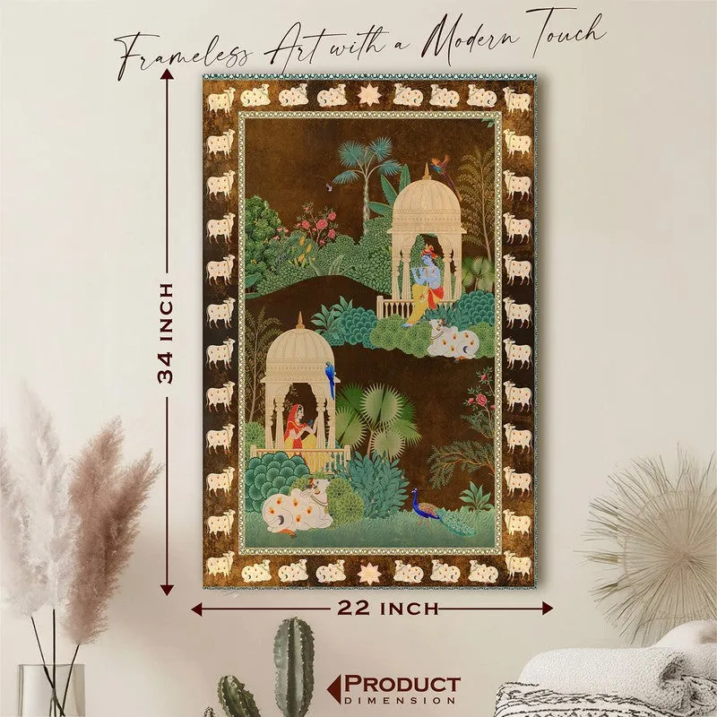 Vrindavan Bliss Wall Art media 9