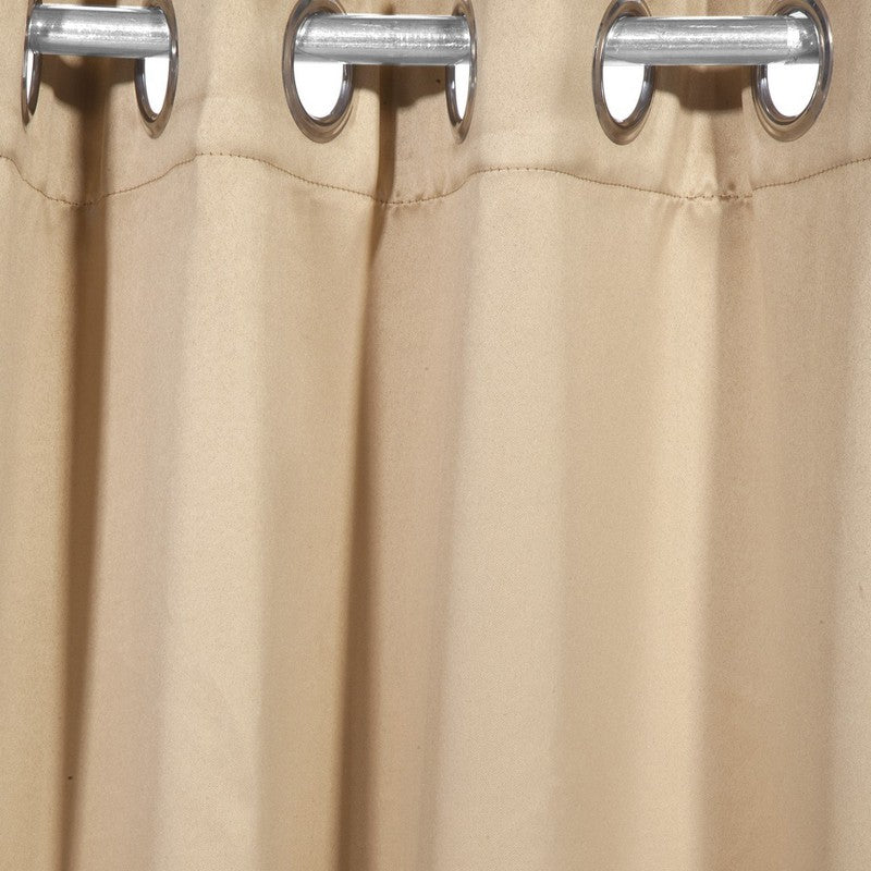 Aurelin Solid Curtains - Beige media 3