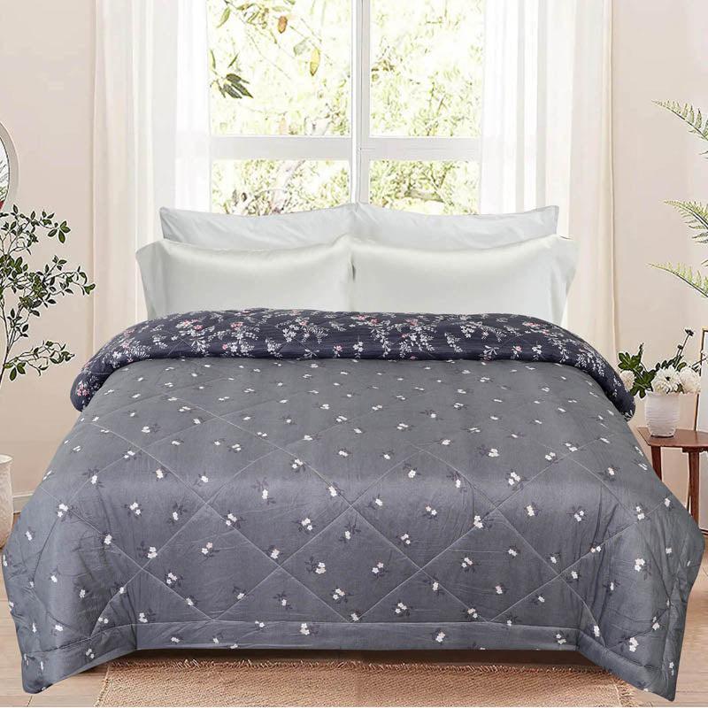 Adora Floral Cotton Reversible Comforter - 220 GSM media 3