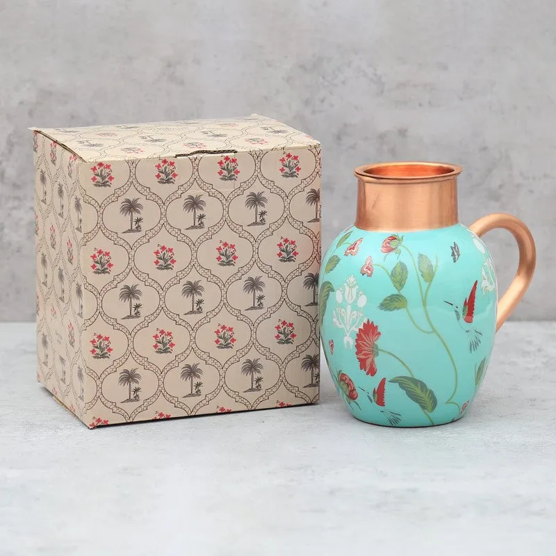 Zinnian Jazz Copper Jug with Tumbler - Two Piece Set media 3