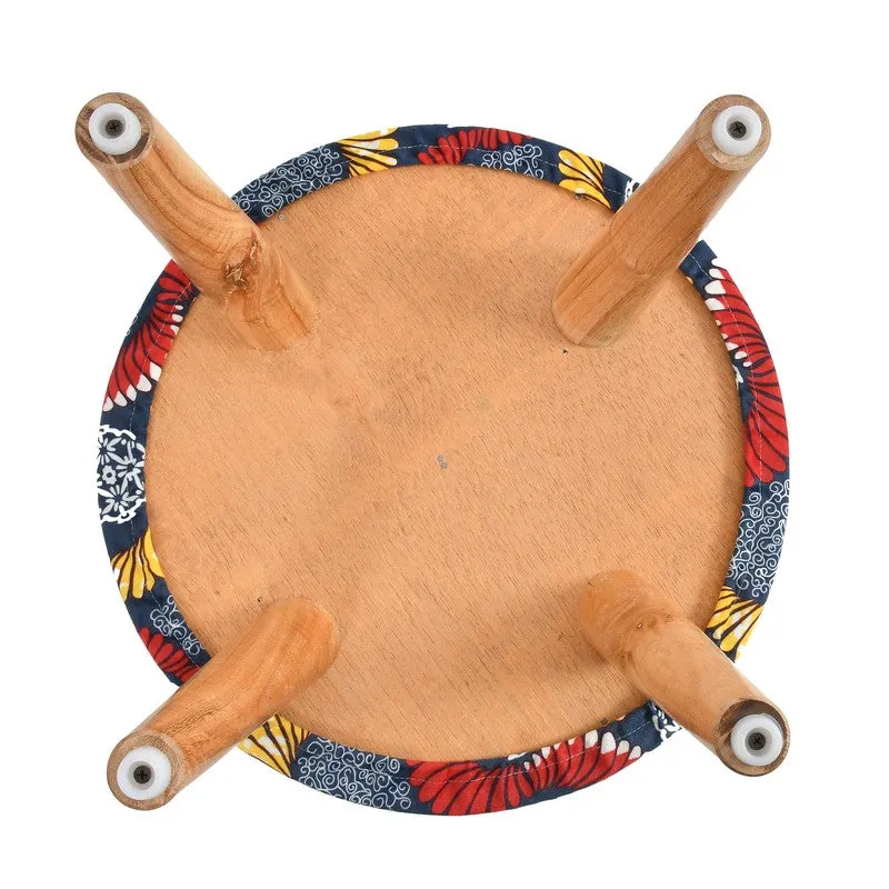 Vivid Abstract Ottoman - Multicolor media 6