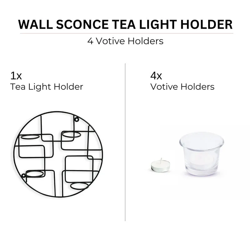 Navyas Handcrafted Wall Tealight Candle Holder media 5