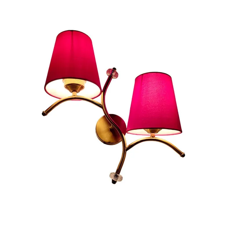 GlowStem Twin Cotton Wall Lamp - Pink media 7