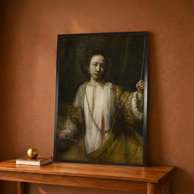Lucretia 1666 Canvas Wall Painting - 9 x 12 Inches