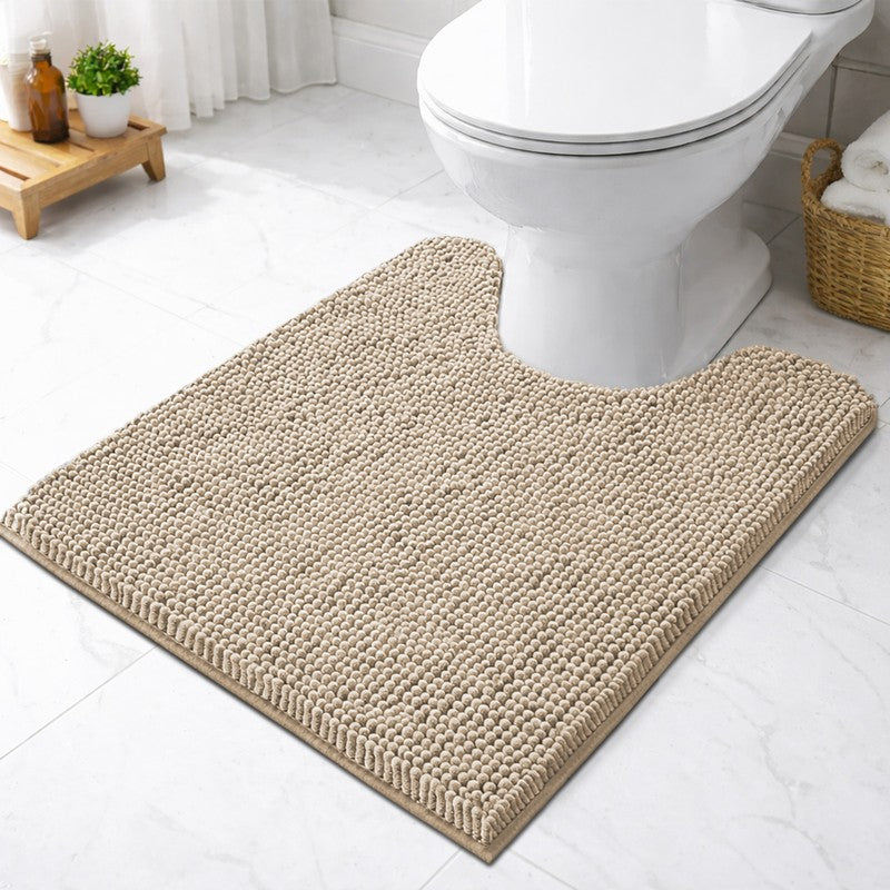 SolidEase Microfiber Bath Mat - Beige