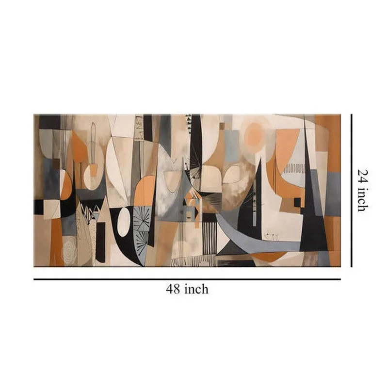 Contemporary Cubist Wall Painting media 7