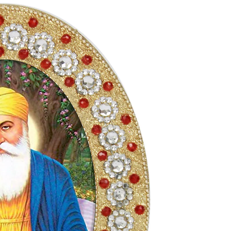 Guru Nanak Dev Photo Frame - Oval media 3
