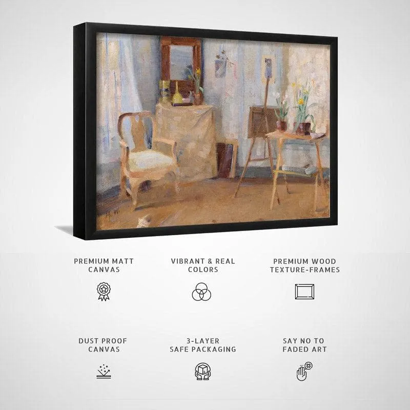 Atelier Canvas Wall Painting - Black Frame media 6