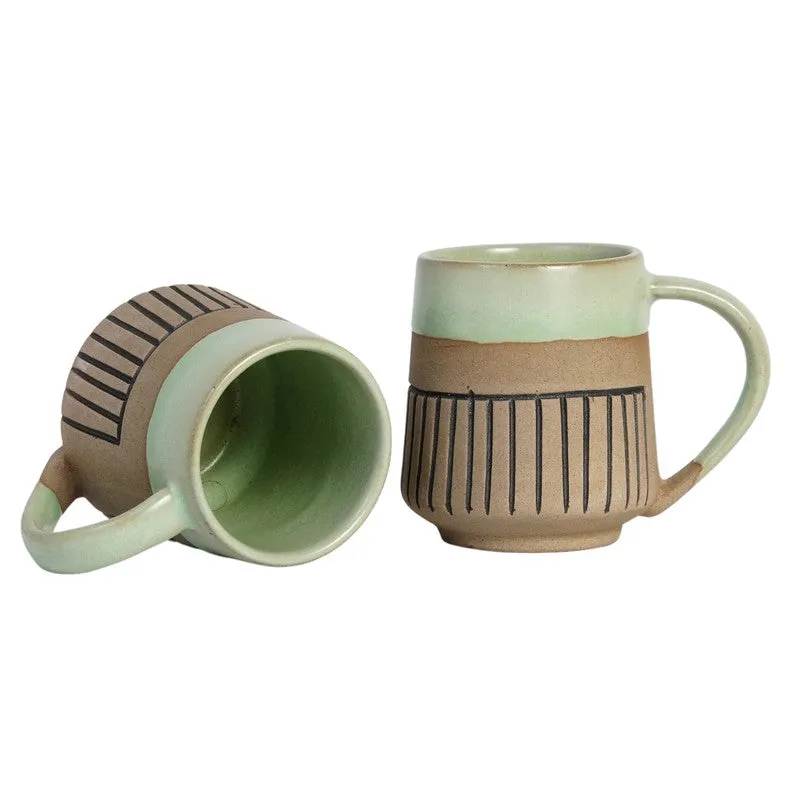 Ceramic Ceramic Coffee Mug (530 mL Each) - Set Of Two media 3