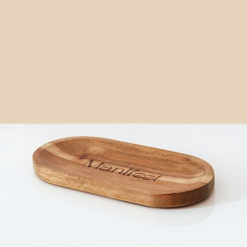 Manifest Wooden Platter media 1