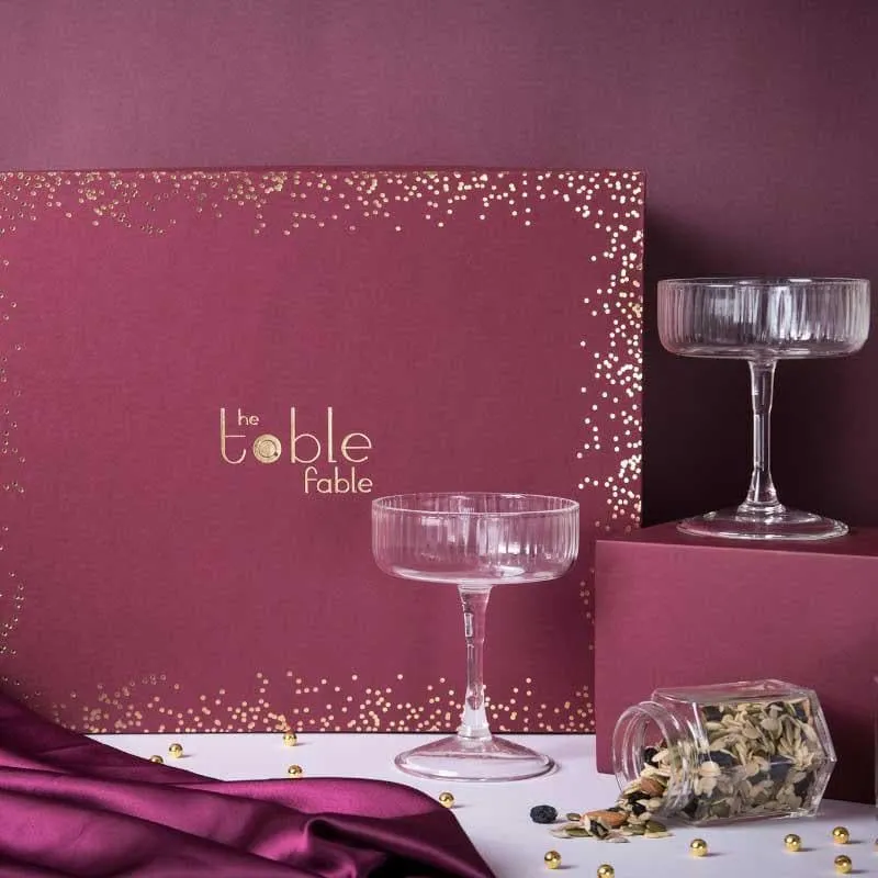 Lucid Tranquility Cocktail Glass Gift Box - Set Of Five media 1