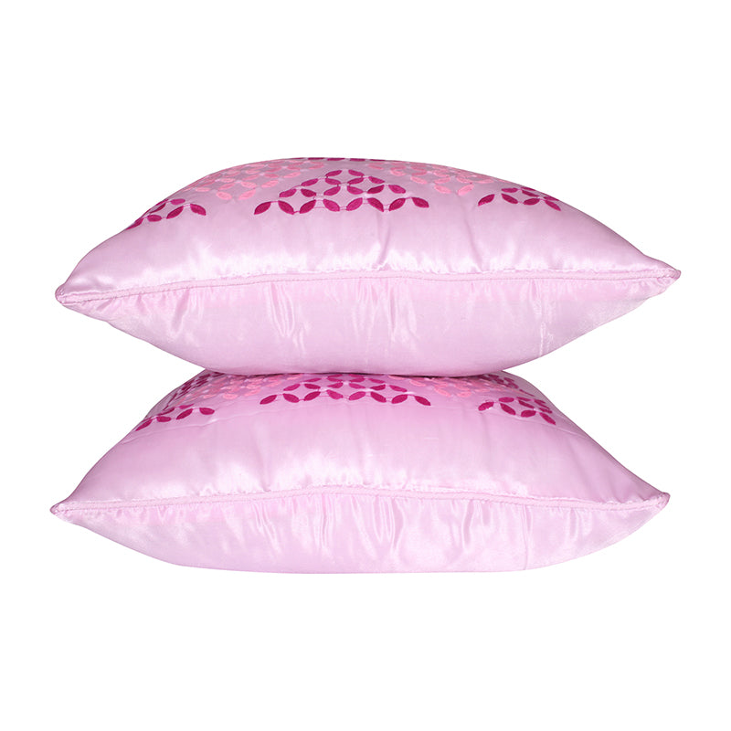 Argyle Dots Embroidered Cushion Cover - Set Of Two media 5