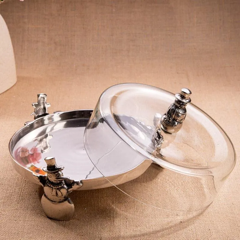 Dilva Cake Stand With Dome media 1