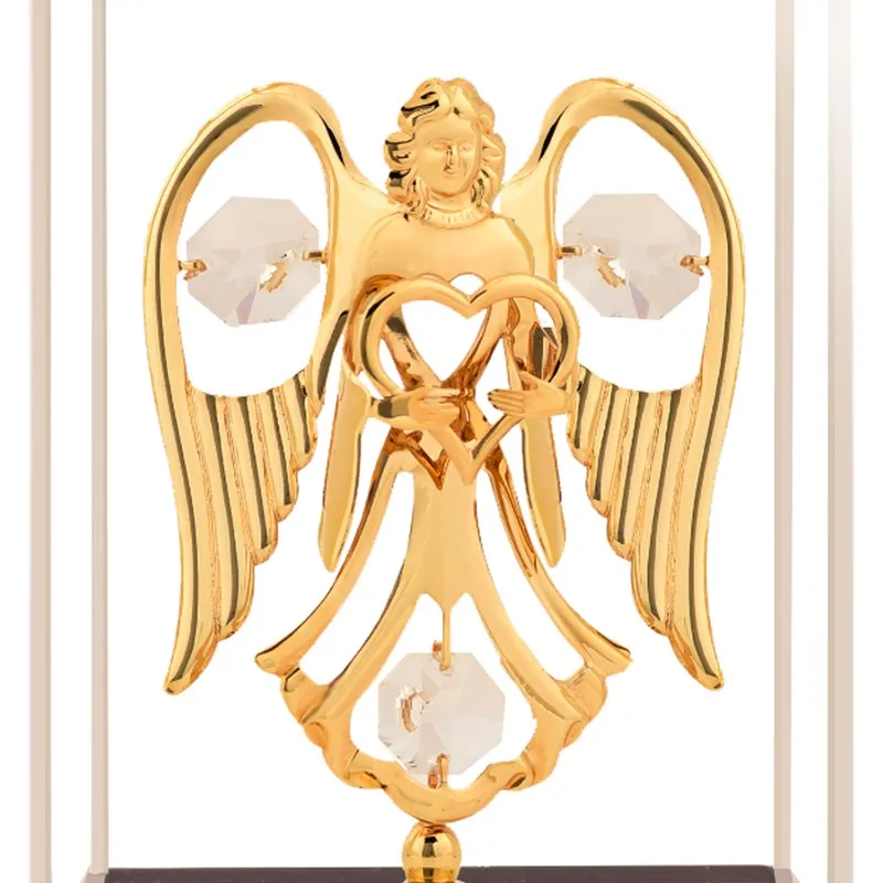 Winged Aura 24K Gold Plated Mild Steel Showpiece media 5