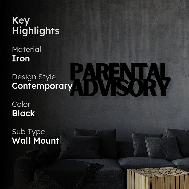 Parental Advisory Iron Wall Accent media 2