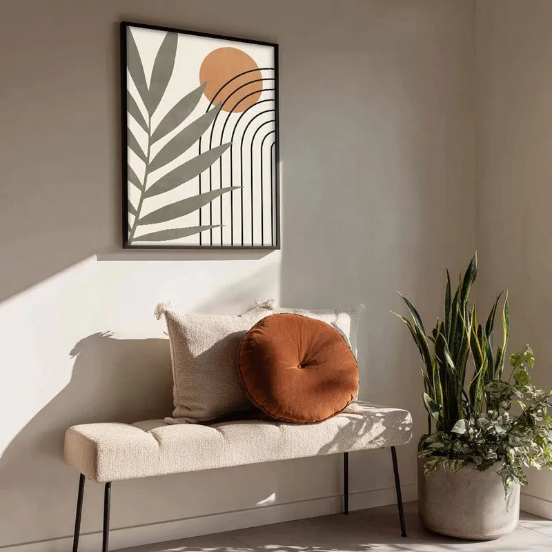Desert Botanica Canvas Wall Painting With Black Frame media 4