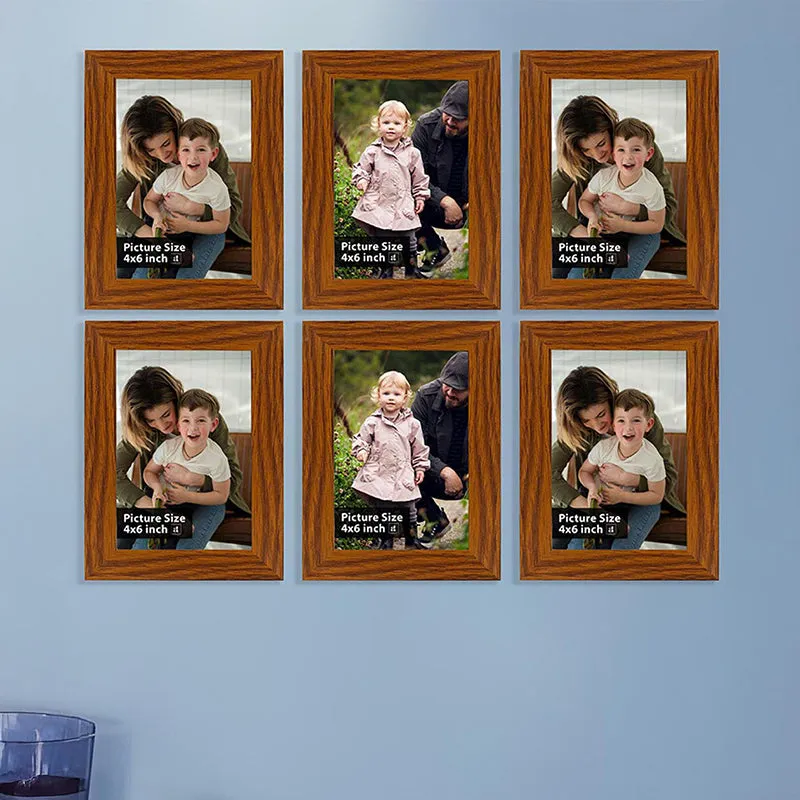 Nora Nova Photo Frame (Brown) - Set Of Six media 3