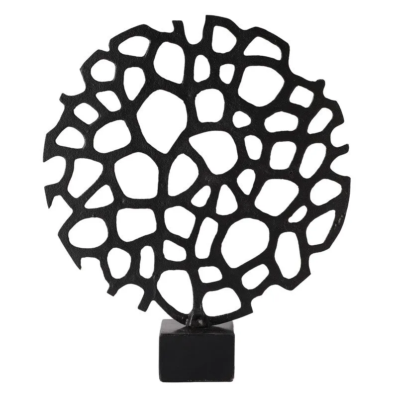 Honeycomb Halo Aluminium Showpiece - Black media 5
