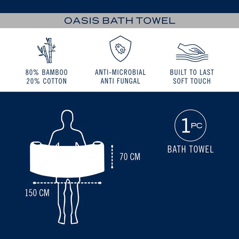 Nautica Oasis Stripe Bath Towel - Brown media 6