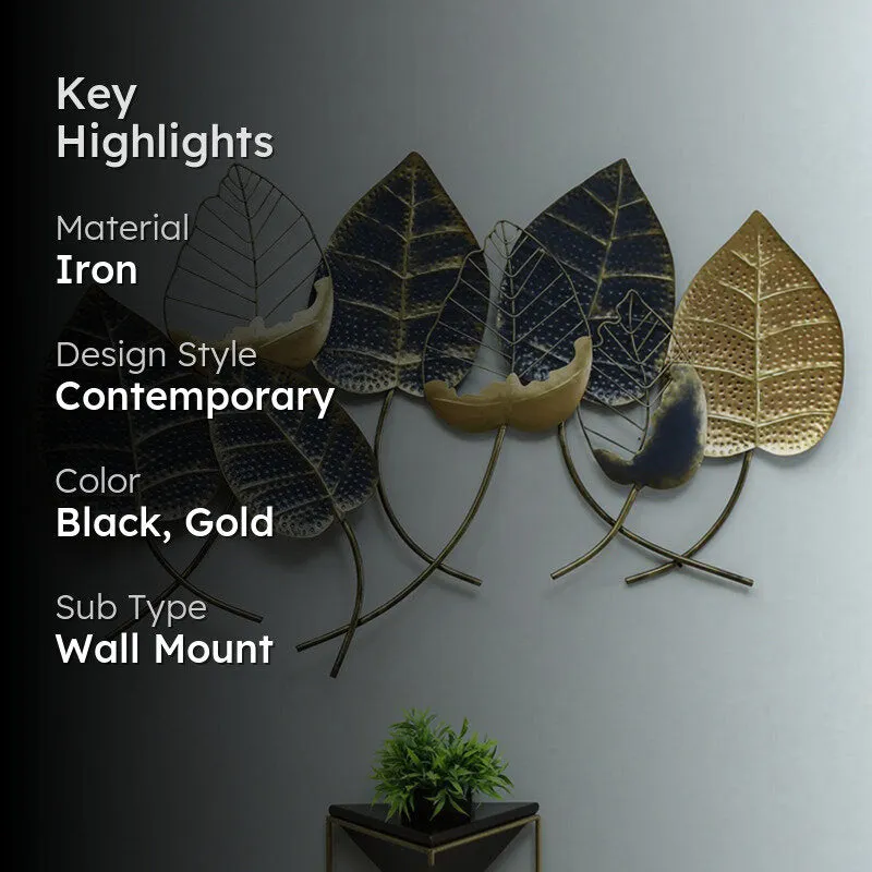 Cycle Of Leaves Iron Wall Accent media 2
