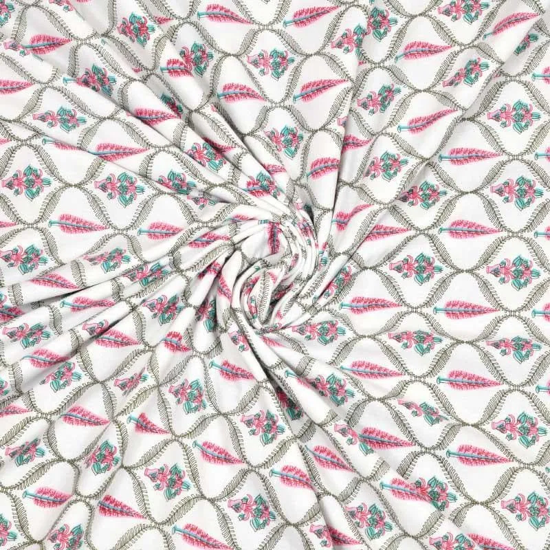 Rakshita Ethnic Printed Pink Cotton Dohar media 9