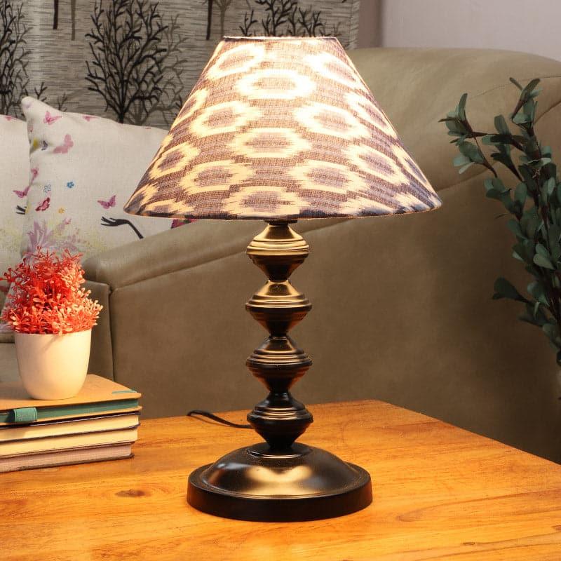 Lois Vendora Fabric Table Lamp - Blue,White