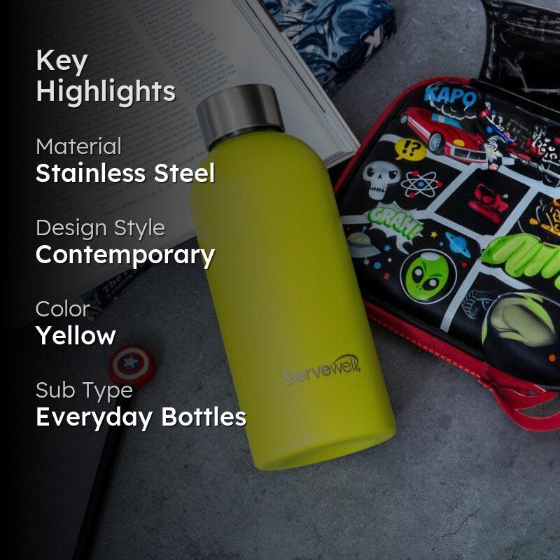 Steel Elegance Elixir Bottle (675 mL) - Lime Green media 2